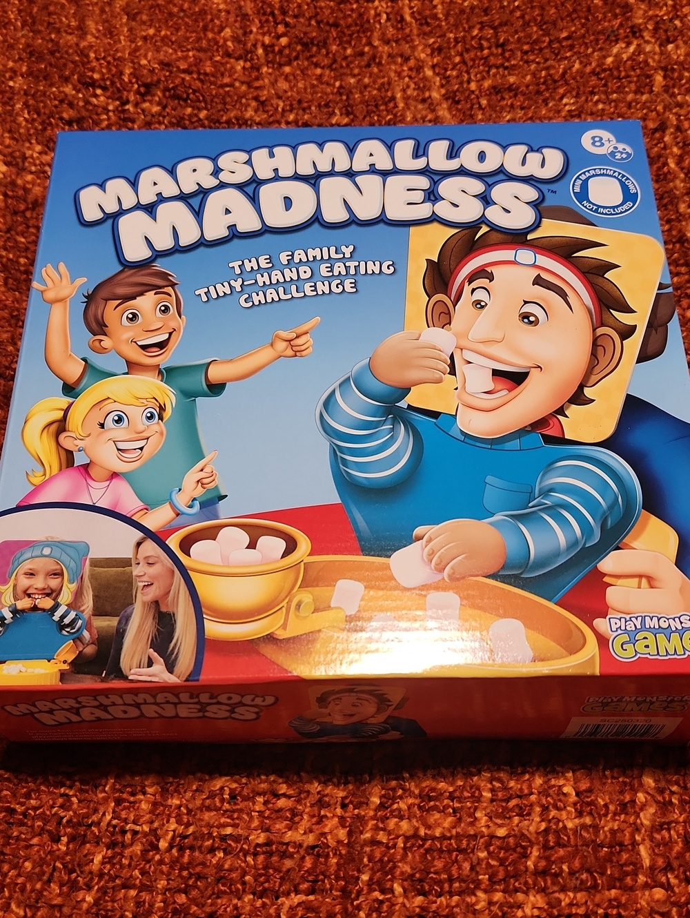 Marshmallow Madness Family Game - Blue
